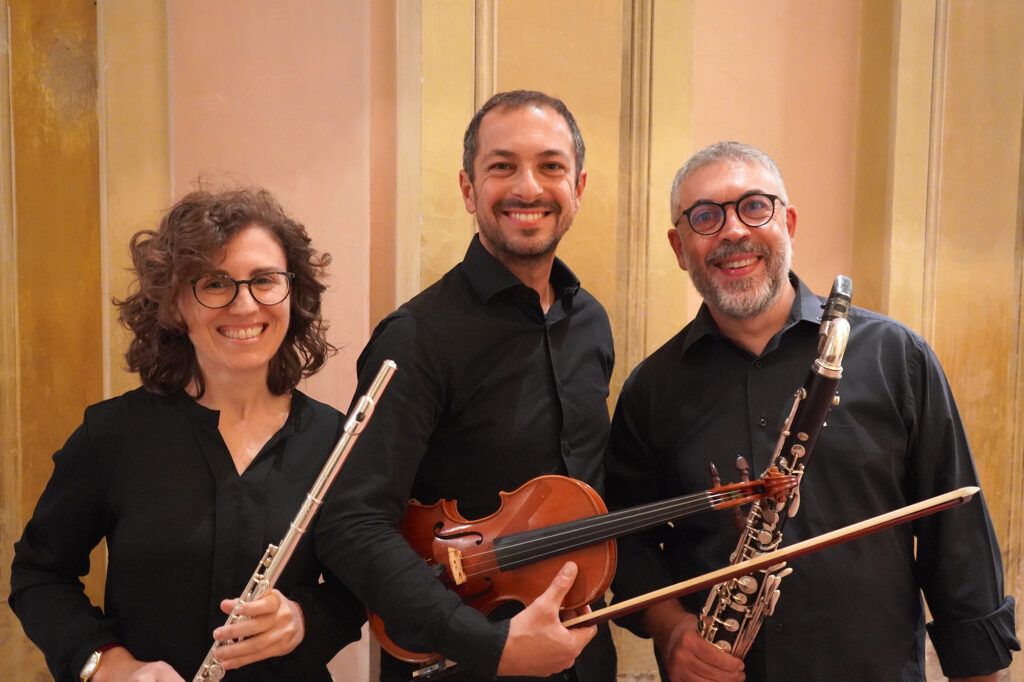 Lucia Casinelli, Lodovico Bertuzzi, Rocco Sbardella di Officina Filarmonica